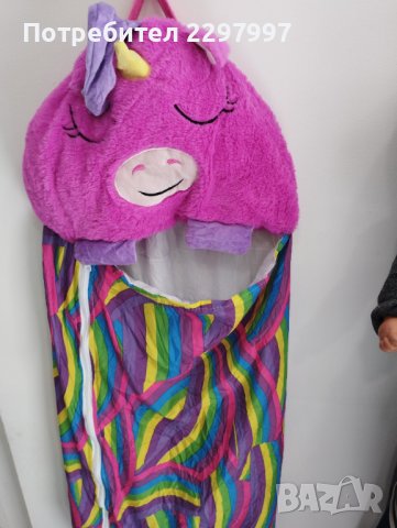 Спален чувал 2 в 1 (възглавница) Размери: 134 х 50 см , снимка 4 - Плюшени играчки - 44148215