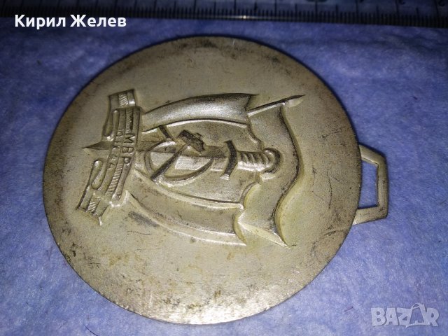 МВР XVI МЕЖДУНАРОДНА СПАРТАКИАДА по ГИМНАСТИКА СОФИЯ 78 РЯДЪК ПОСРЕБРЕН СОЦ СПОРТЕН МЕДАЛ 35390, снимка 3 - Антикварни и старинни предмети - 39804094