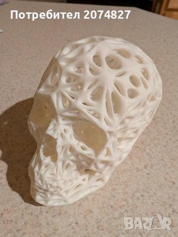 Фигурка Human skull / Череп статуетка, снимка 3 - Декорация за дома - 53279910