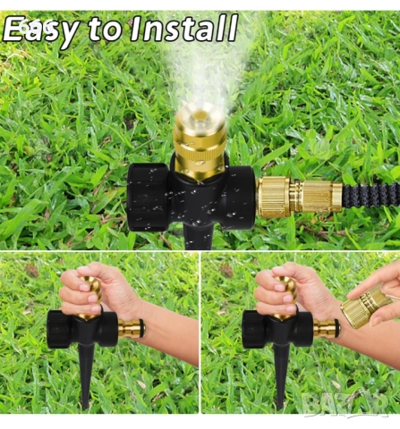 2 броя метални разпръсквачи, снимка 4 - Напояване - 53528393