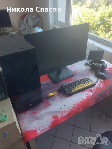 !!СПЕШНО!Геймърски компютър + монитор – RTX 4060, 16GB RAM, SSD 1TB“, снимка 1