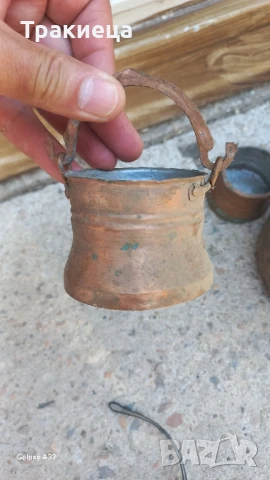 МЕДЕН БАКЪРЕН СЕРВИЗ БАКЪР МЕНЧЕ, снимка 6 - Антикварни и старинни предмети - 50710547