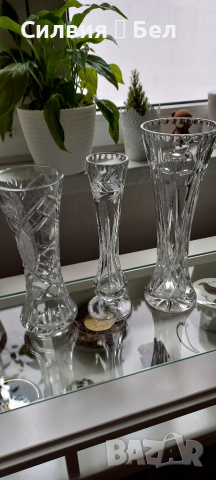 Ретро кристални вази🌹 различни цени, снимка 13 - Вази - 36212786