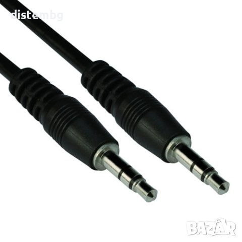 Кабел Аудио жак 3.5mm Мъжки към Мъжки 1.5м VCom SS001323 Cable St.Jack-St.Jack M/M, снимка 1 - Кабели и адаптери - 34327530