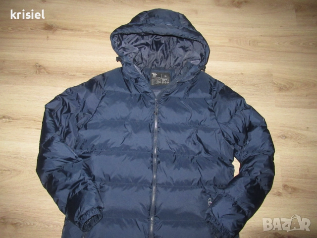 МЪЖКО ТОПЛО ЯКЕ--ПУХЕНКА С ГЪШИ ПУХ--L/XL номер, снимка 2 - Якета - 52313897