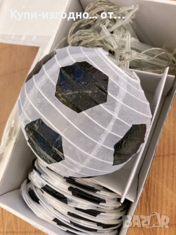 Парти фенери за двор - футболни топки, снимка 1