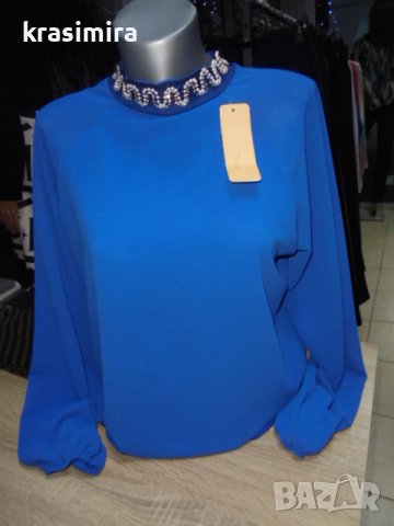 нови блузки с перлички в два цвята, снимка 1