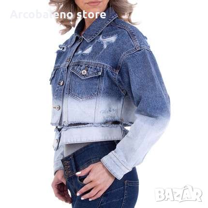 Дамско дънково яке , снимка 3 - Якета - 35937671