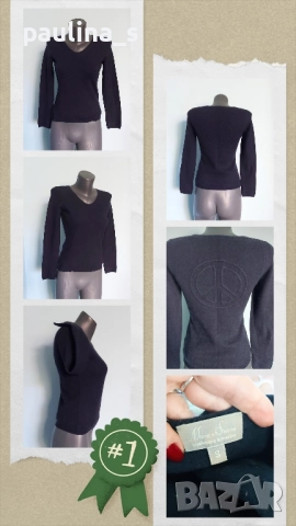 Три различни броя / Уникален пуловер "Marie Simtine" cashmere & merino и "LOUISE FD" , снимка 2 - Блузи с дълъг ръкав и пуловери - 26622391
