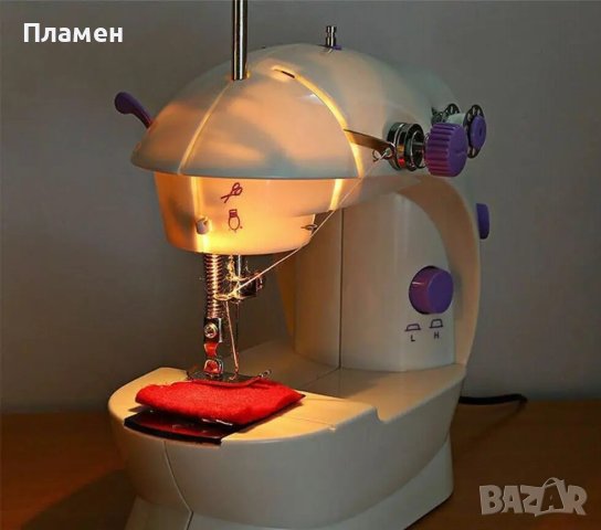 Мини шевна машина преносима 4в1 с педал две скорости Mini sawing