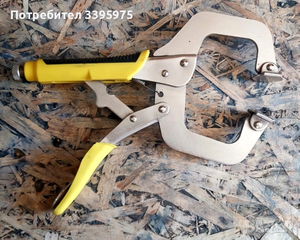 Заключваща С-струбцина и Менгеме за бормашина НОВИ, снимка 6 - Менгемета - 51590755