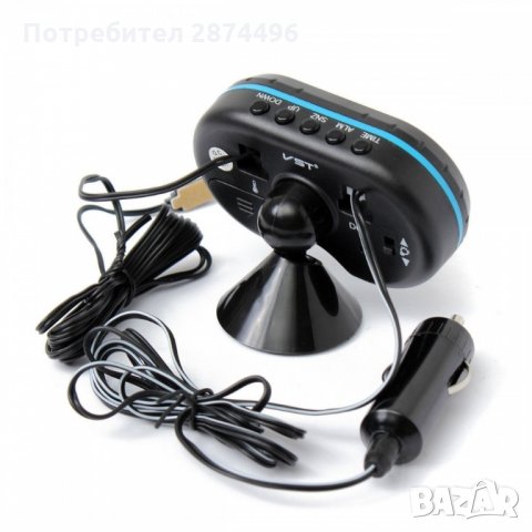 Волтметър за кола с термометър и часовник Модел 4, снимка 4 - Аксесоари и консумативи - 34556725