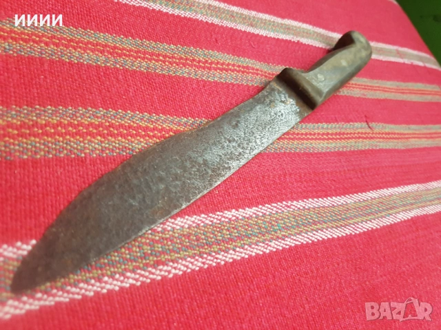 Крив овчарски нож , снимка 3 - Антикварни и старинни предмети - 53236383