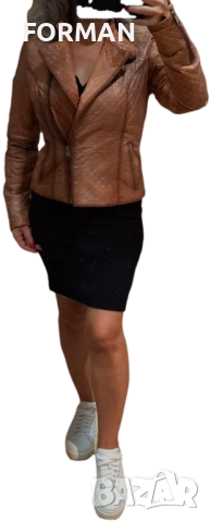 Яке от естествена кожа, снимка 8 - Якета - 53830961