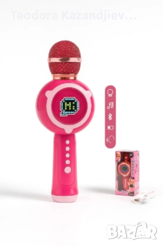 Безжичен детски караоке микрофон, снимка 3 - Музикални играчки - 52596407