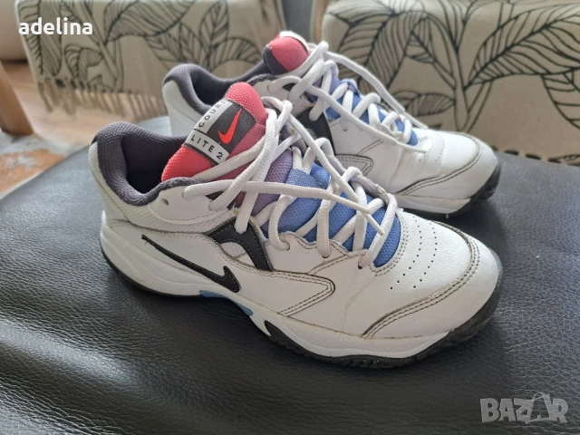 Nike Court Lite 2, номер 36,5 UK 3,5 спортни обувки, снимка 5 - Детски маратонки - 50665762