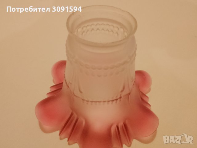 Винтидж абажур от стъкло в стил ар нуво, снимка 15 - Антикварни и старинни предмети - 40825516