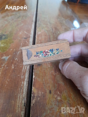 Стара дървена кутия,кутийка, снимка 2 - Други ценни предмети - 53418163