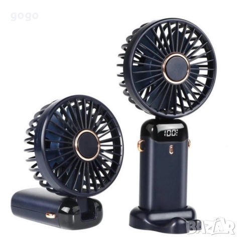 Преносим вентилатор 3 в 1, с 5 скорости и цифров дисплей, снимка 5 - Вентилатори - 51820689