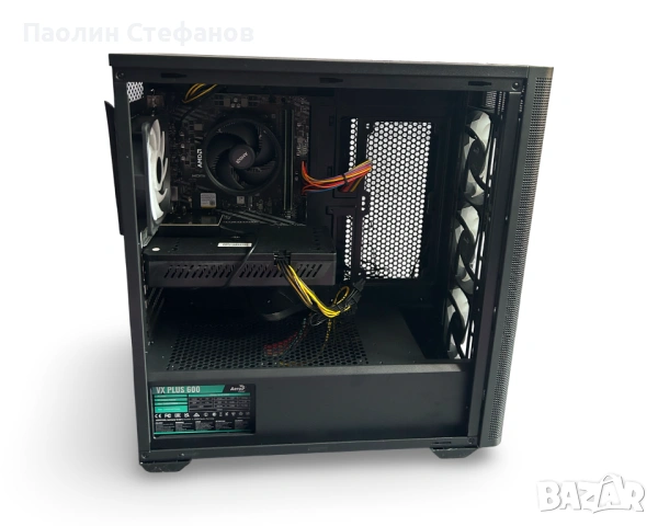 Нов! Геймърски компютър – Ryzen 5 5500 / RX 590 8GB / 16GB RAM / NVMe , снимка 5 - Геймърски - 53440383