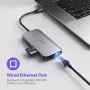 VAVA VA-UC006 8 в 1 USB C хъб адаптер, снимка 2