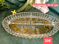 Плато Walther Glas разделено за ордьоври, ядки , снимка 1