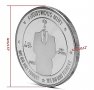 Биткойн монета Анонимните - Bitcoin Anonymos mint ( BTC ) - Silver, снимка 2