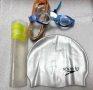 Комплект за 9€! Детски шапка и очила за плуване Speedo Junior, снимка 1