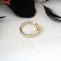 Пръстен с 14К златно покритие 224848, снимка 3