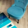 Фотьойл кресло в синьо-зелен цвят, снимка 3