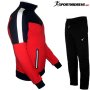 Мъжки спортен екип REDICS 220003, черен с червено, памук и ликра, снимка 1 - Спортни дрехи, екипи - 44302348