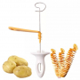 Нож / Уред за рязане на картофен чипс и зеленчуци на спирала, снимка 1