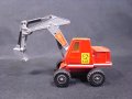  СТАРА РЕТРО МЕТАЛНА КОЛИЧКА EXCAVATOR MATCHBOX KING SIZE, снимка 2