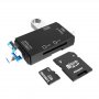 Четец за карти памет SD micro USB 3.0 type C лаптоп телефон , снимка 1 - USB Flash памети - 35985077