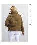 Дамско късо, пухено, свободно топло яке, 2цвята - 023, снимка 12