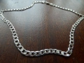Мъжки посребрен ланец, снимка 1