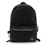 Ученическа раница, Benetton, Black White Letters, Черна, снимка 1