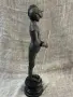 Декоративна метална статуетка на средновековен рицар, снимка 6