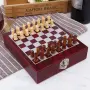 Луксозна Дървена Кутия за Вино с Комплект Аксесоари и Шах.Сет за Вино.Подаръчна Кутия за Вино Шахмат, снимка 6