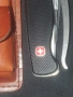 WENGER MULTI TOOL Швейцария НОВ с производствена смазка калъф от здрава естествена кожа VICTORINOX , снимка 10