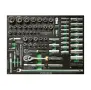Количка шкаф с инструменти с 7 чекмеджета 5 пълни – Rockforce RFGREEN, снимка 5