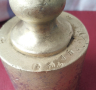 Старинна бронзова теглилка от 1 кг., от едни по-добри времена, снимка 3