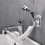 Душ за мивка с гъвкав маркуч със стенно окачване и накрайник за кран , снимка 1 - Душове - 41739293