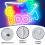 NELUX неонов знак за декорация на игрална стая с димер – USB свързване, снимка 3