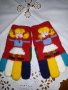 Ръчно плетени сувенирни вълнени детски ръкавички, снимка 4