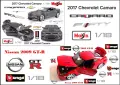 Nissan GT-R 2009 и Chevrolet Camaro 2017 - Мащаб 1:18, снимка 1