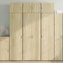vidaXL Шкаф за съхранение, дъб сонома, 70x42,5x225 см, инженерно дърво（SKU: 3281331）, снимка 2