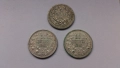 3 броя сребърни монети от 50 стотинки 1891 и 1913 година, снимка 1