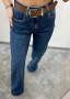 Дамски дънки + колан широк крачол wide leg , снимка 5