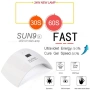 Професионална UV/LED Лампа за Маникюр Sun 9S Plus 24W – Ултра бързо изпичане със сензор и LCD диспле, снимка 6